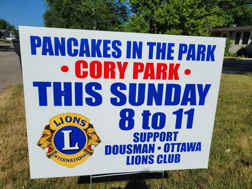 Lions Pancakes in the Park Dousman Area Chamber of Commerce